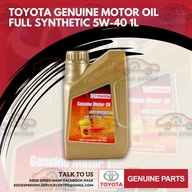Toyota Genuine Motor Oil Full Synthetic 5W-40 1L