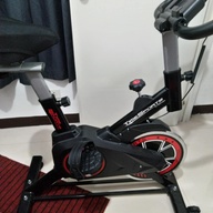 TimeSports Spin Bike – Red | Adjustable Resistance | Comes with Odometer
