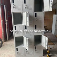 Steel locker cabinet