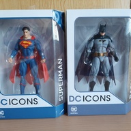 DC ICONS REBIRTH SUPERMAN & BATMAN SET