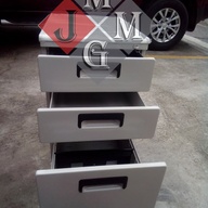 MOBILE PEDESTAL CABINET BLACK HANDLE