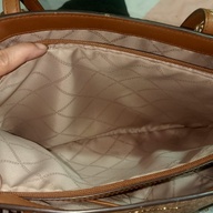 Authentic MK Grained Leather Voyager Tote Bag