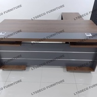 Executive L-shape Table Laminated Finish Office Table