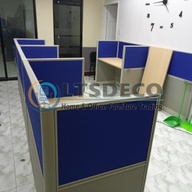 TWO TONE WORKSTATION TABLE , OFFICE PARTITION , MODULAR PARTITION