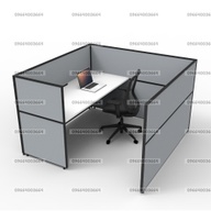Made to Order  Full Fabric Finish Workstation Cubicles with Free Installation Office Furniture and Office Partition