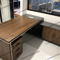 L-SHAPE EXECUTIVE OFFICE TABLE OFFICE FURNITURE OFFICE PARTITION