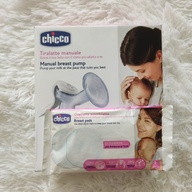 Manual Breast Pump And Breast Pads