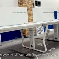FREE STANDING TABLE WITH BUTTERFLY LEGS - OFFICE FURNITURE - OFFICE PARTITION