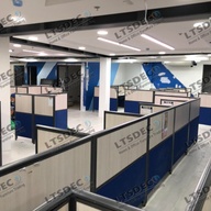 FULL FABRIC OFFICE WORKSTATION CUBICLE OFFICE PARTITION