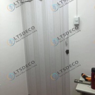 PVC ACCORDION SLIDING DOOR | MANUFACTURER SUPPLIER | OFFICE PARTITION | OFFICE FURNITURES