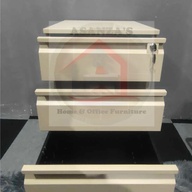 3-DRAWER STEEL MOBILE PEDESTAL