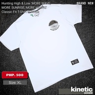 Hunting High & Low 'MORE WAVE. MORE SURPRISE, MORE HIKING' Classic Fit T-Shirt in White