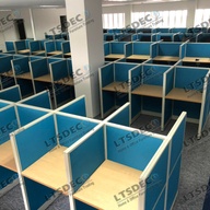 FULL FABRIC CUBICLE WORKSTATION OFFICE FURNITURE OFFICE PARTITION