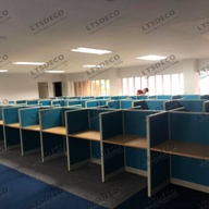 FULL FABRIC WORKSTATION CUBICLE \ OFFICE PARTITION \ OFFICE FURNITURE SUPPLY