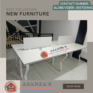WORKSTATION TABLE WITH SCREEN PANEL