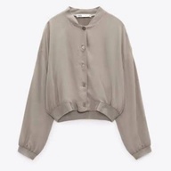 Preloved Zara flowy bomber jacket