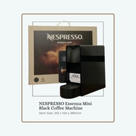 Nespresso Essenza Mini Black Coffee Machine