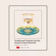 Traditional Turkish Tea Set – Zumrut Cami Emerald
