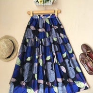 Printed Till Maxi Skirt