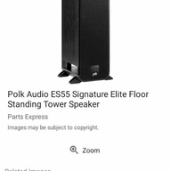 POLK ES55 PREMIUM SPEAKER SUPER CLARITY AND VERY DETAILED