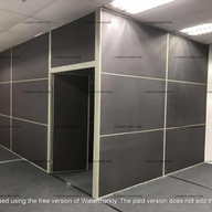 FLOOR TO CEILING FULL FABRIC FINISH FOR SALE OFFICE PARTITION