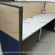 TWO-TONE WORKSTATION BRAND NEW AND AFFORDABLE OFFICE PARTITION