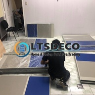 Dismantling and reinstallation of office partition