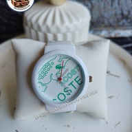 OEM watch in white rubber strap