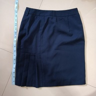Navy Blue Office Skirt | Straight Cut | Business Casual, Formal Outfit for Women