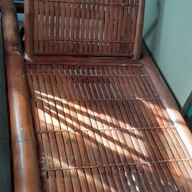 Bamboo reclining bed