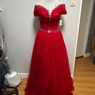 Red Gown for Prenup, Debut, Sagala