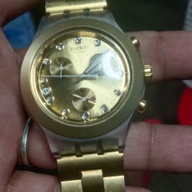 Swatch Irony Diaphane Full-Blooded Chronograph SVCK4032G Unisex Watch