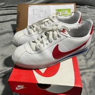 Nike Classic Cortez Leather – White/Varsity Red | Men’s US 9.5 | Like New | w/ Box