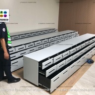 OFFICE FURNITURE SUPPLY MOBILE PEDESTAL 3-LAYER FILING CABINETS