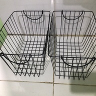 2pcs Kitchen Wire Basket Organizer