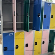 REPAINT STEEL LOCKER W/ VARIOUS DOOR OPENING OFFICE FURNTIURE