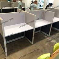 OFFICE PARTITION | 6-SEATER CUBICLES IN CUSTOMIZE COLOR AND SIZE | FREE INSTALLATION