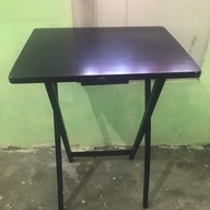 Foldable Cross-Legged Wooden Table