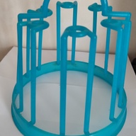 6-piece glass and cup holder / rack