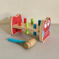 Wooden Pounder/ Pounding Bench