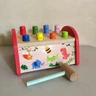 Wooden Pounding Bench