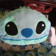 Stitch pillow with hand warmer