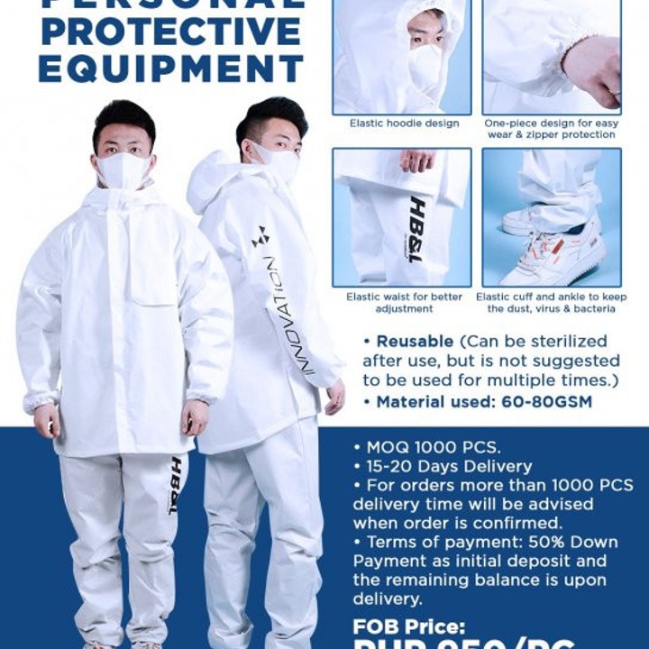 PPE's at 950.00 from City of Manila. LookingFour Buy & Sell Online