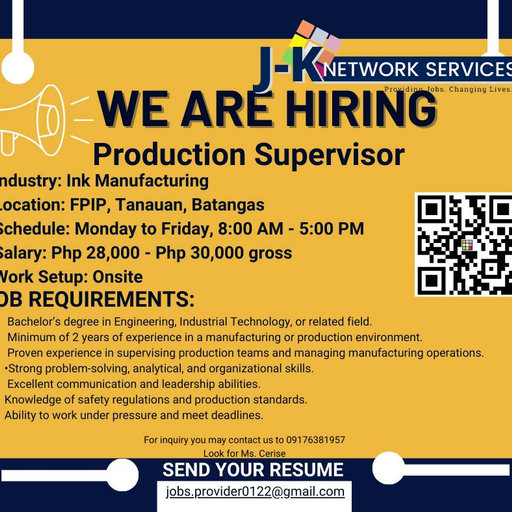 Production Supervisor
